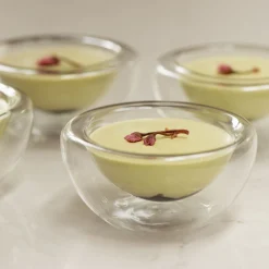 Portuguese Tableware 6 x 120ml Small Double-Walled, Glass Bowl Discount