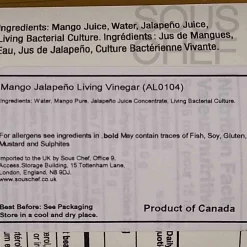 Acid League Mango Jalapeno Living Vinegar, 375ml Best