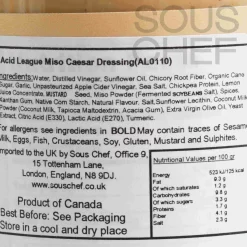 Acid League Miso Caesar Dressing, 300ml Sale