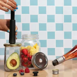 Airtender Vacuum Sealing Set for Wine and Food Sale