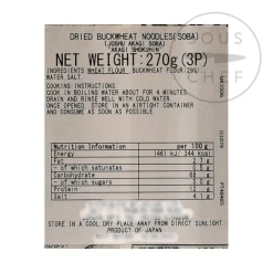 Akagi Dried Soba Noodles, 270g Clearance