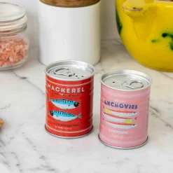 Rex London Anchovies & Mackerel Salt & Pepper Shaker Set Clearance