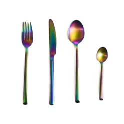 Herdmar Arco Matte Multicolour 4 Piece Place Setting Cutlery Set Sale