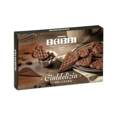 Babbi Cuori Cacao Heart Wafter Biscuits, 12 Pieces Best