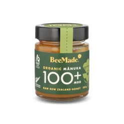 BeeMade Organic Manuka MGO 100+ Honey, 250g Best