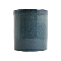 Ceramica Nicola Blue Glaze Kitchen Utensils Jar Hot