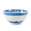 Chinese Tableware Blue Rice Pattern Rice Bowl, 11.5cm Best