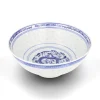Chinese Tableware Blue Rice Pattern Serving Bowl, 25.5cm New