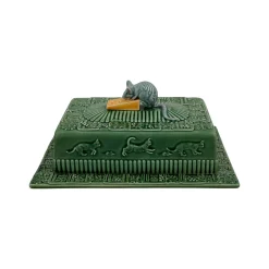 Bordallo Pinheiro Cheese Tray with Mouse and Lid Discount