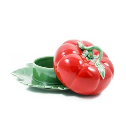 Bordallo Pinheiro Tomato Butter Dish With Cover Discount