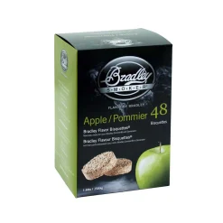 Bradley Smoker Bradley Apple Bisquettes, Pack of 48 Hot