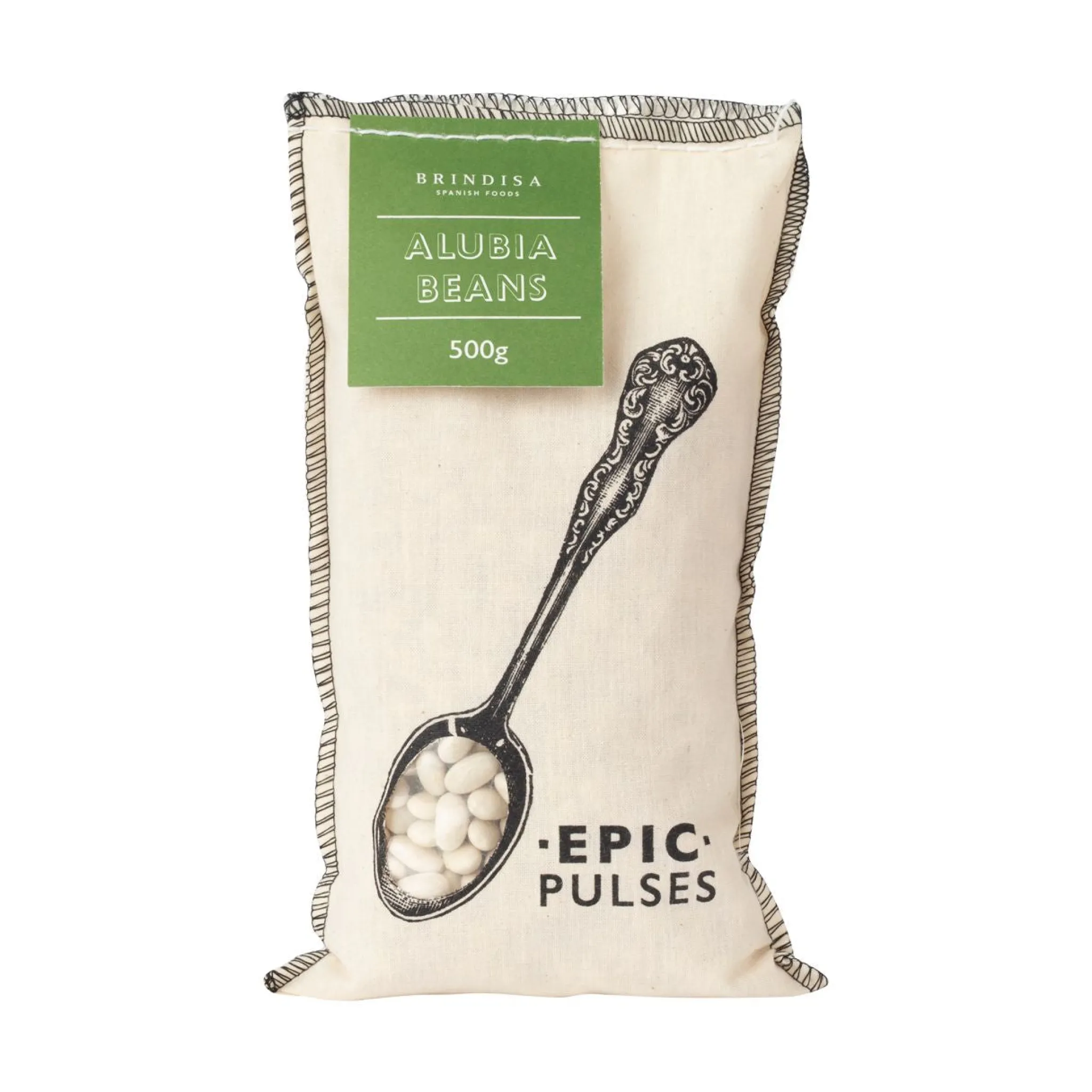 Brindisa Epic Alubia Beans in Cloth Sack, 500g Outlet