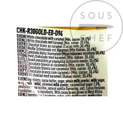 Callebaut Caramel Chocolate Couverture, 400g