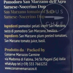 Casa Marrazzo Peeled San Marzano DOP Tomato with Basil, 860g Online