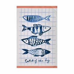 Ulster Weavers Catch of the Day Fish Tea Towel Online