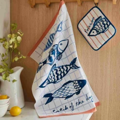 Ulster Weavers Catch of the Day Fish Tea Towel Online