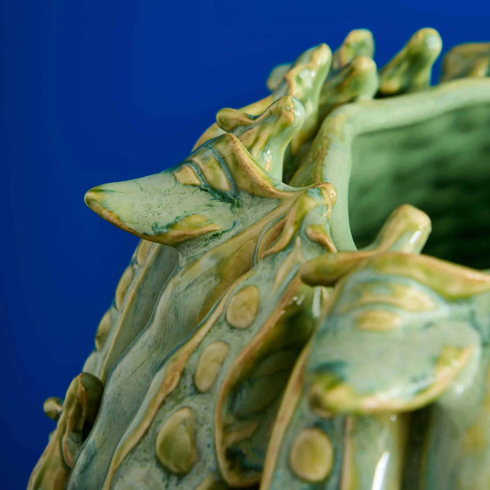 Wernervob Ceramic Large Peapod Vase New