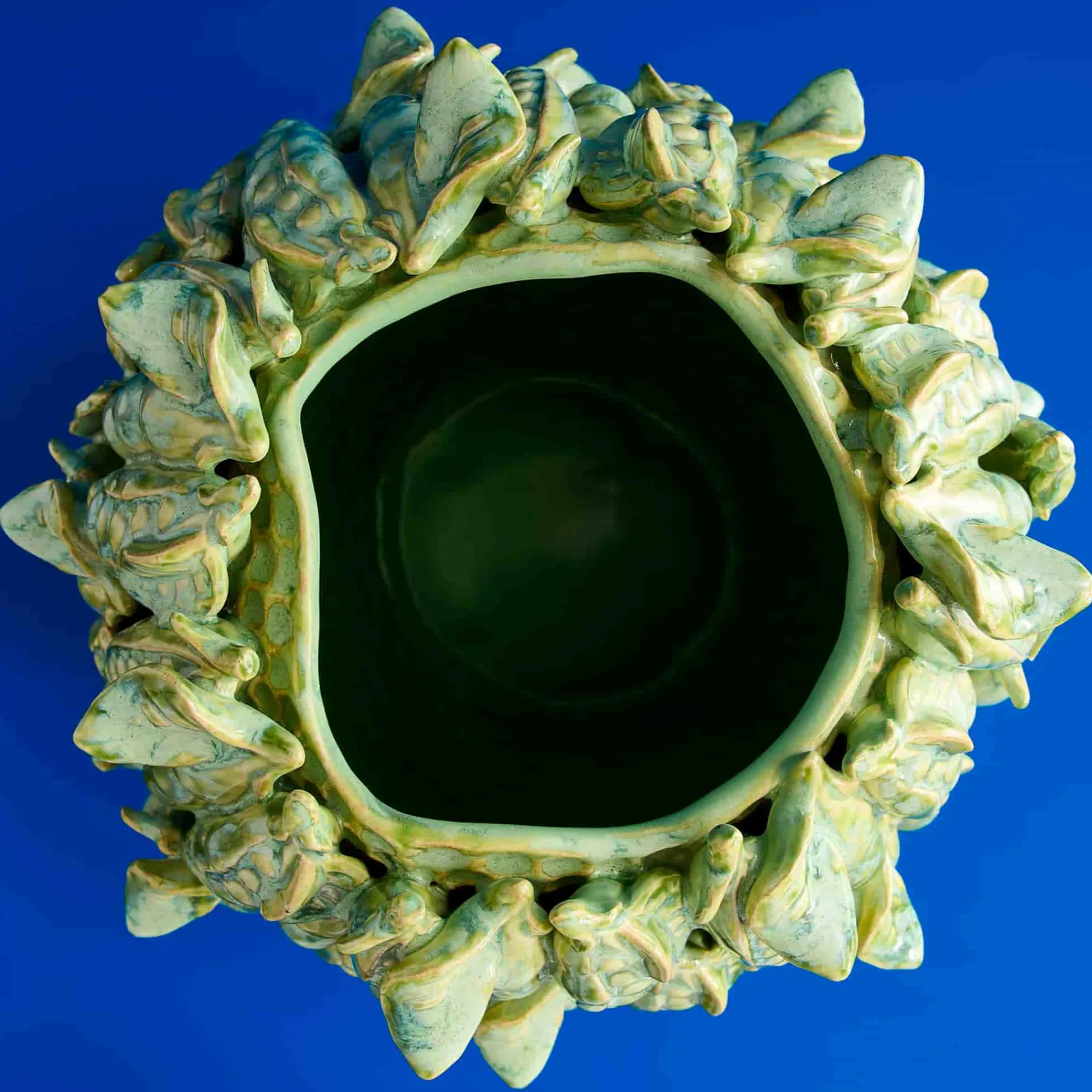 Wernervob Ceramic Large Peapod Vase New