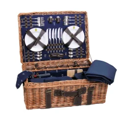 Les Jardin de la Comtesse Champs-Elysees Navy Picnic Hamper Hot