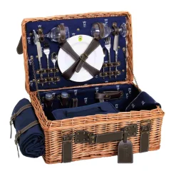 Les Jardin de la Comtesse Champs-Elysees Navy Picnic Hamper Hot