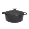 Chasseur Black Cast Iron Dutch Oven, 24cm Outlet