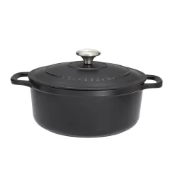 Chasseur Black Cast Iron Dutch Oven, 24cm Outlet