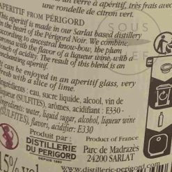 Distillerie du périgord Cherry Rocher Plum Ratafia Aperitif, 700ml Online