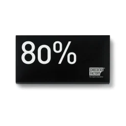 Chocolat Factory 80% Dark Chocolate Bar, 100g