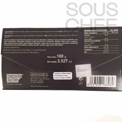 Chocolat Factory 80% Dark Chocolate Bar, 100g
