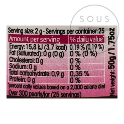 Christine Le Tennier Raspberry Flavour Pearls New