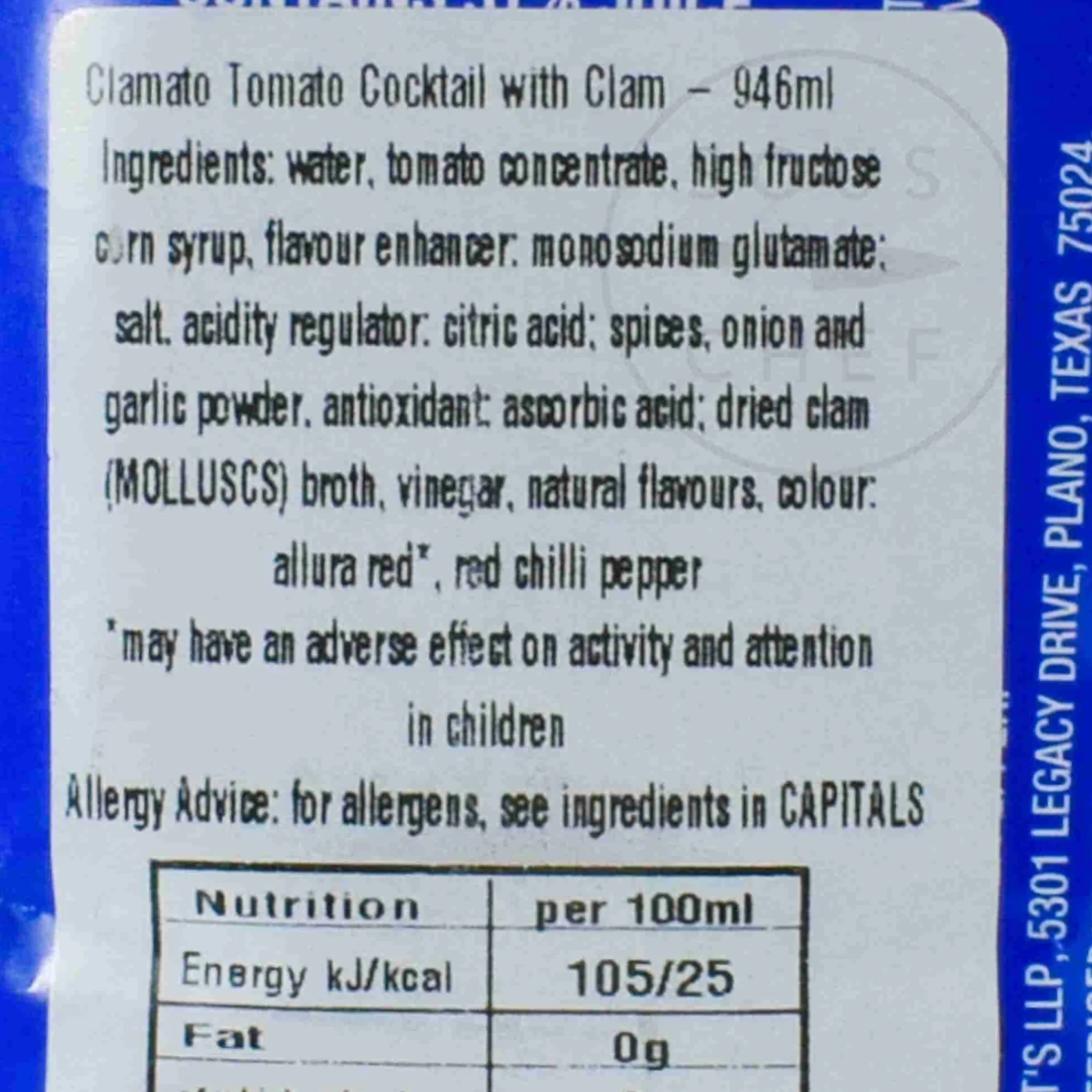 Clamato Tomato Cocktail Glass Bottle Best