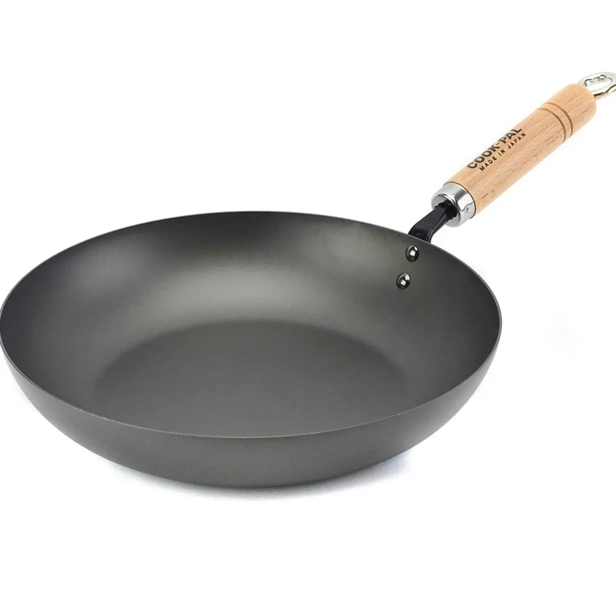 Cook Pal Japanese Carbon Steel Frying Pan New