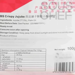 Bestore Crispy Jujube Snack, 100g
