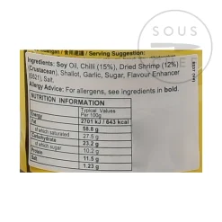Tean's Gourmet Crispy Prawn Chilli Sambal, 240g Discount