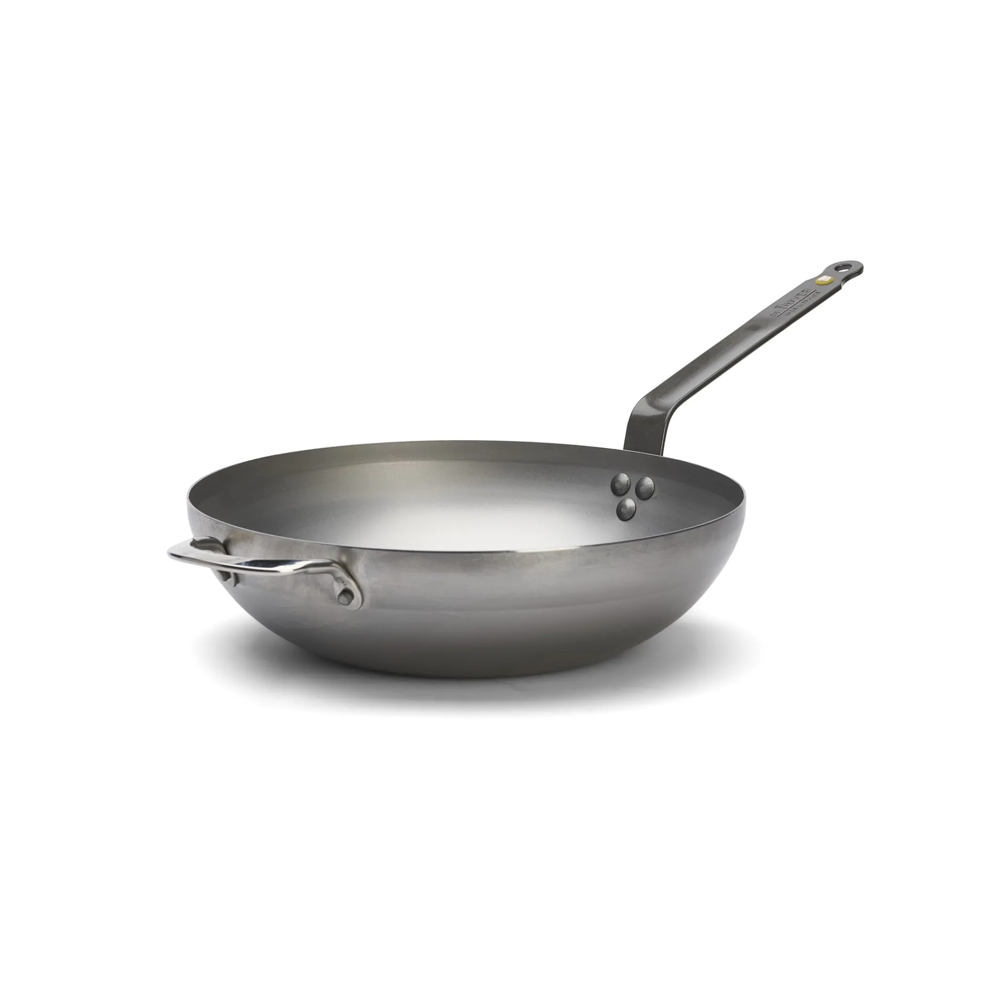 De Buyer Mineral B Flat Base Wok, 32cm Sale