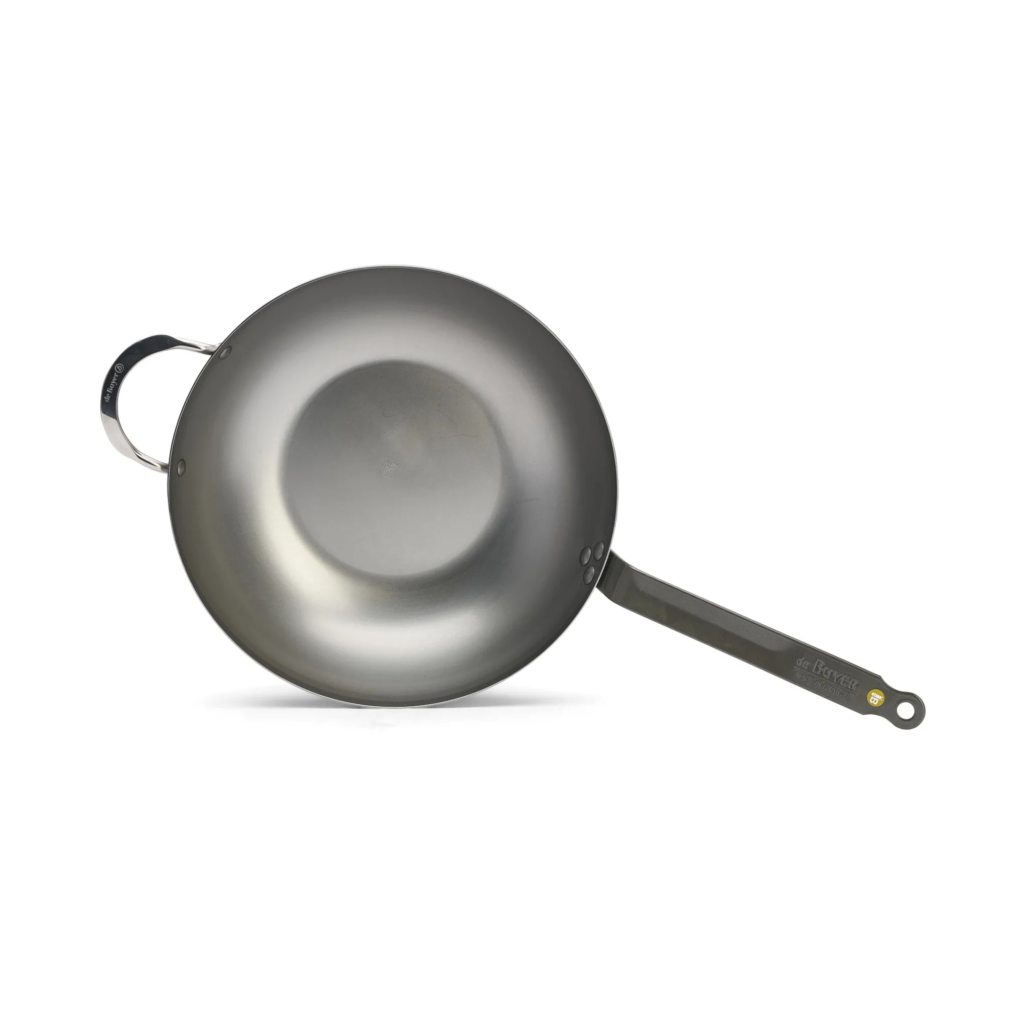 De Buyer Mineral B Flat Base Wok, 32cm Sale