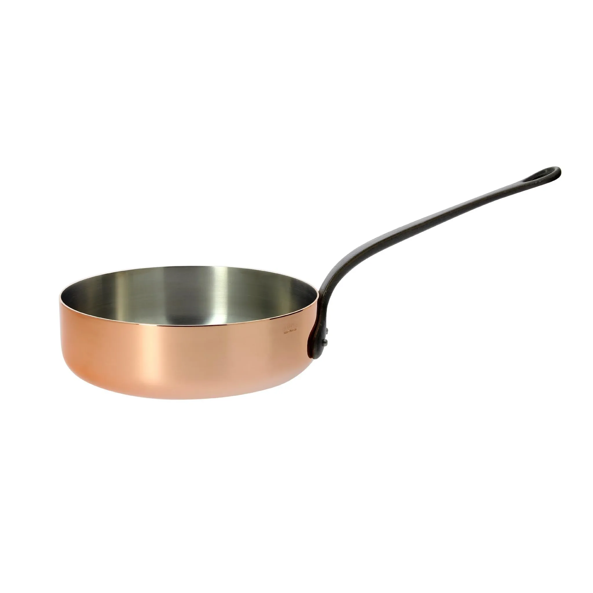 De Buyer Prima Matera Induction-Compatible Copper Saute Pan - Straight Online