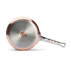 De Buyer Prima Matera Induction Copper Saucepan with Stainless Steel Handle Outlet