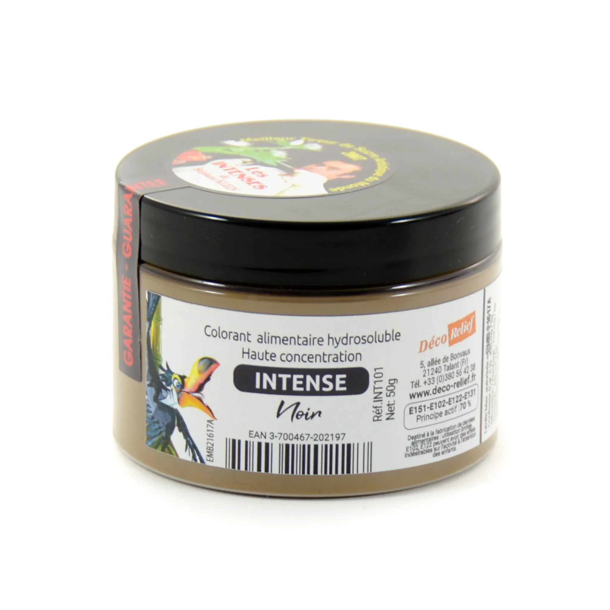 Deco Relief Intense Black Food Colour, 50g Outlet
