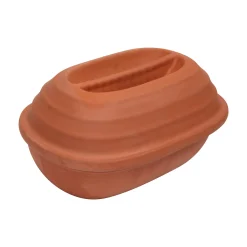 Dexam Terracotta Chicken Roaster with Lid, 21x30cm Online