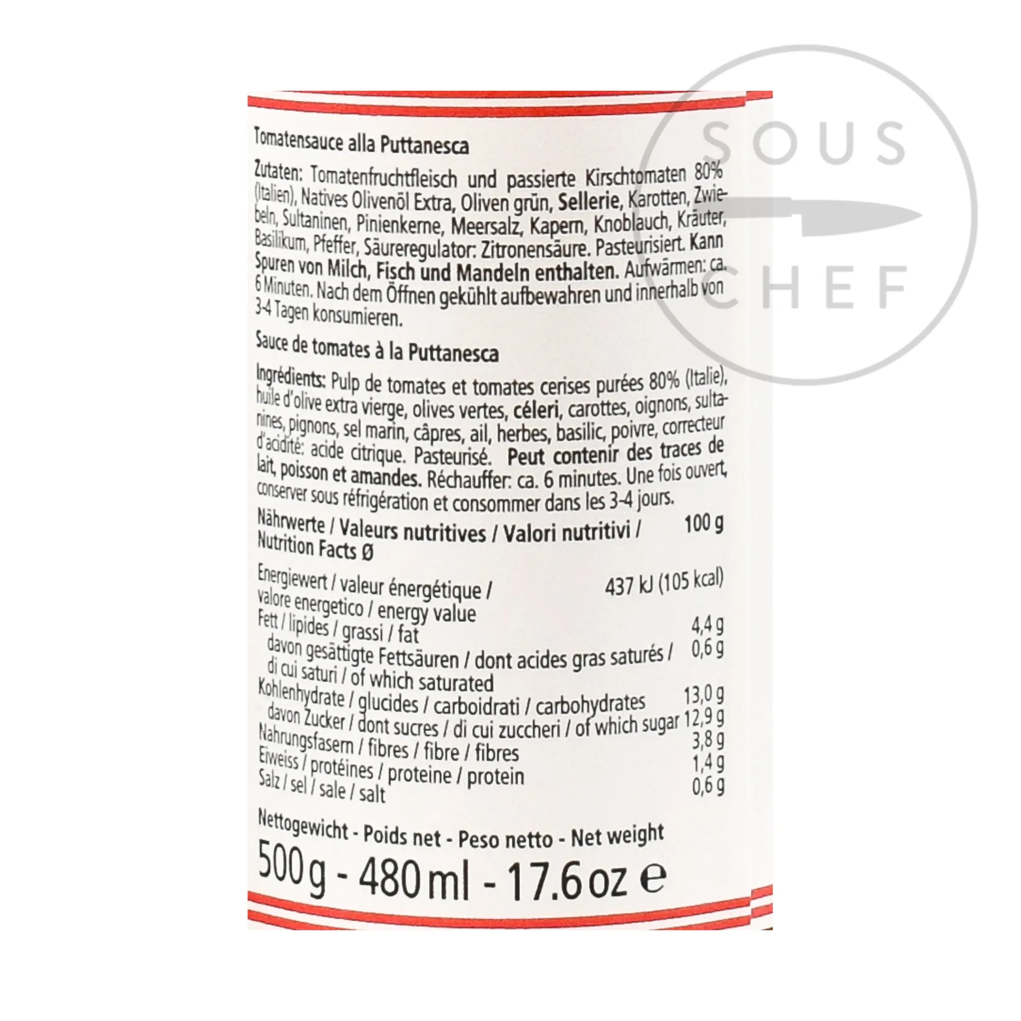 Don Antonio Puttanesca Sauce, 500g Outlet