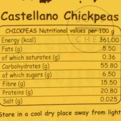 El Maragato Dried Castellano Chickpeas from Leon, 1kg Clearance