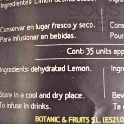 Botanic & Fruits Dried Lemon Slices in Jar, 55g Outlet