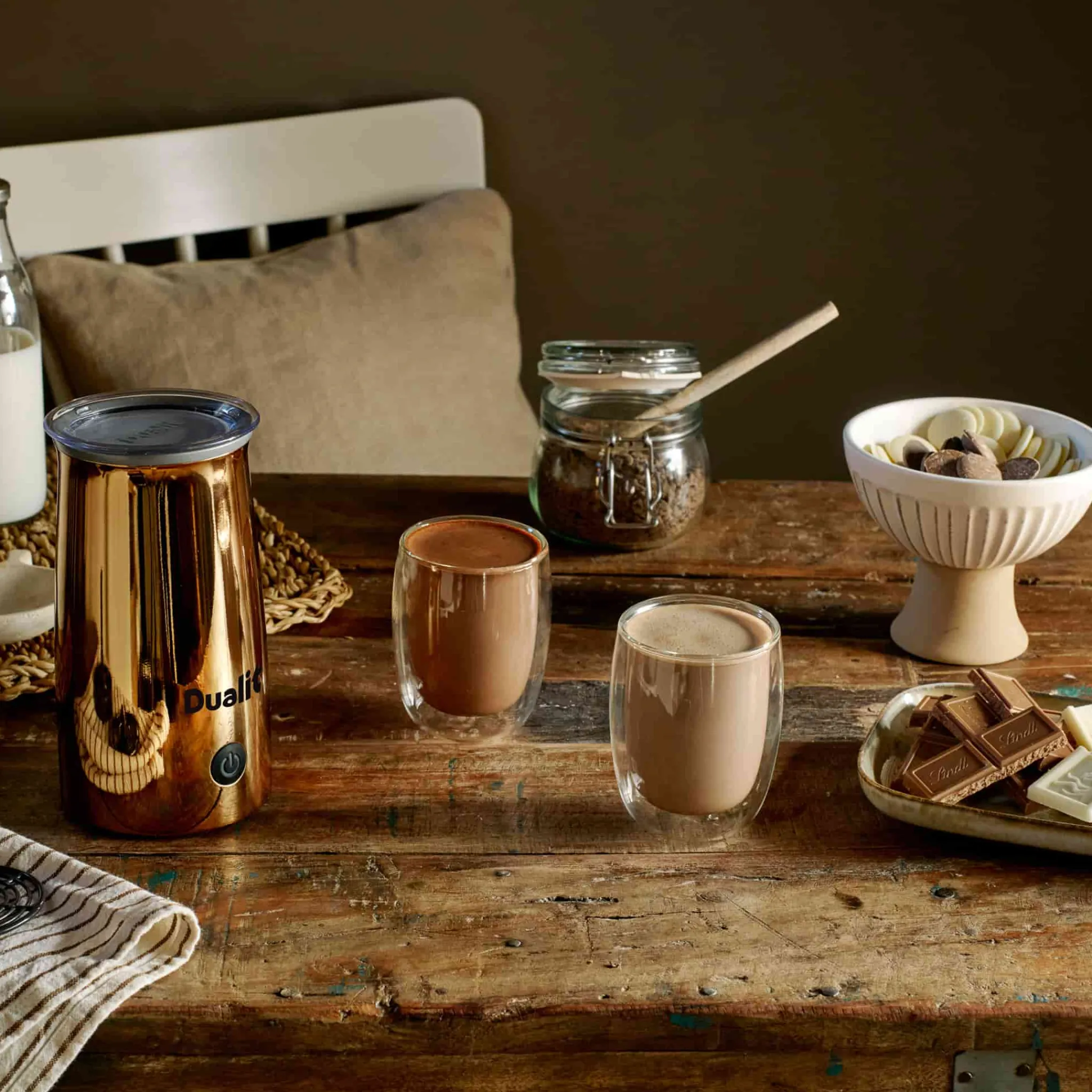 Dualit Copper Cocoatiser Milk Frother & Hot Chocolate Maker