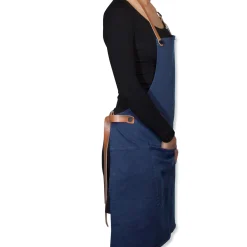 Dutchdeluxes Canvas BBQ Apron in Dark Blue New