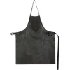 Dutchdeluxes Leather BBQ Apron in Vintage Grey New