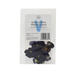 Sous Chef Edible Dried & Pressed Violas, 25 pieces