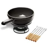 Emile Henry Black Cheese Fondue Set, 22cm Best
