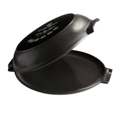 Emile Henry Delight Black Ceramic Induction Tarte Tatin Set, 32.5cm Clearance