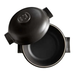 Emile Henry Delight Black Ceramic Induction Cocotte, 27cm Online
